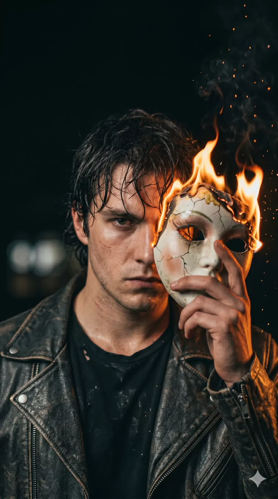 Hyper Realistic Fire and Shadow AI Art Techniques
