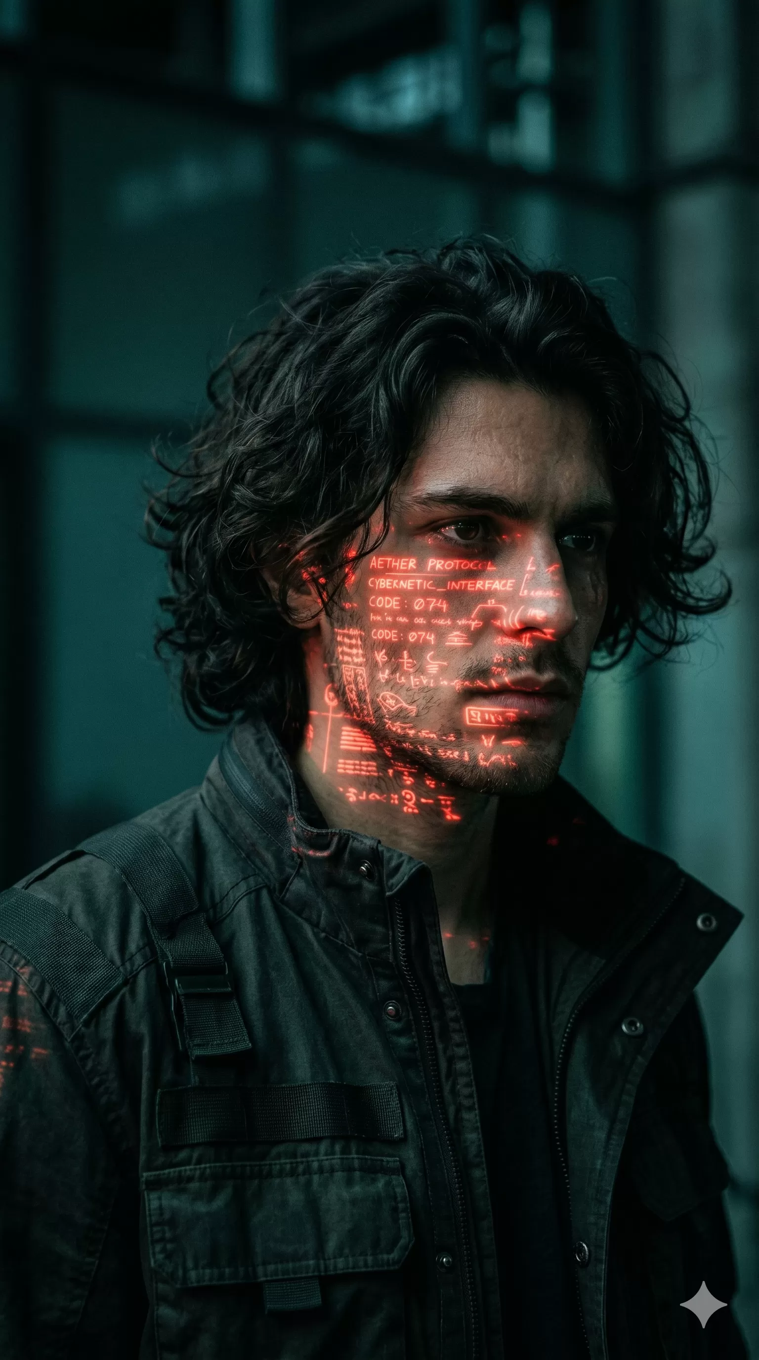 Cyberpunk glow portrait concept: görsel üretimi çalışma akışı