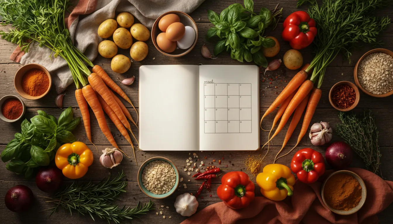 5 Dakikada Malzemeye Göre Haftalık Yemek Planı