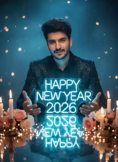 New Year Portre Glow