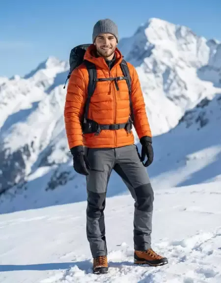 Kış Trekker Alps