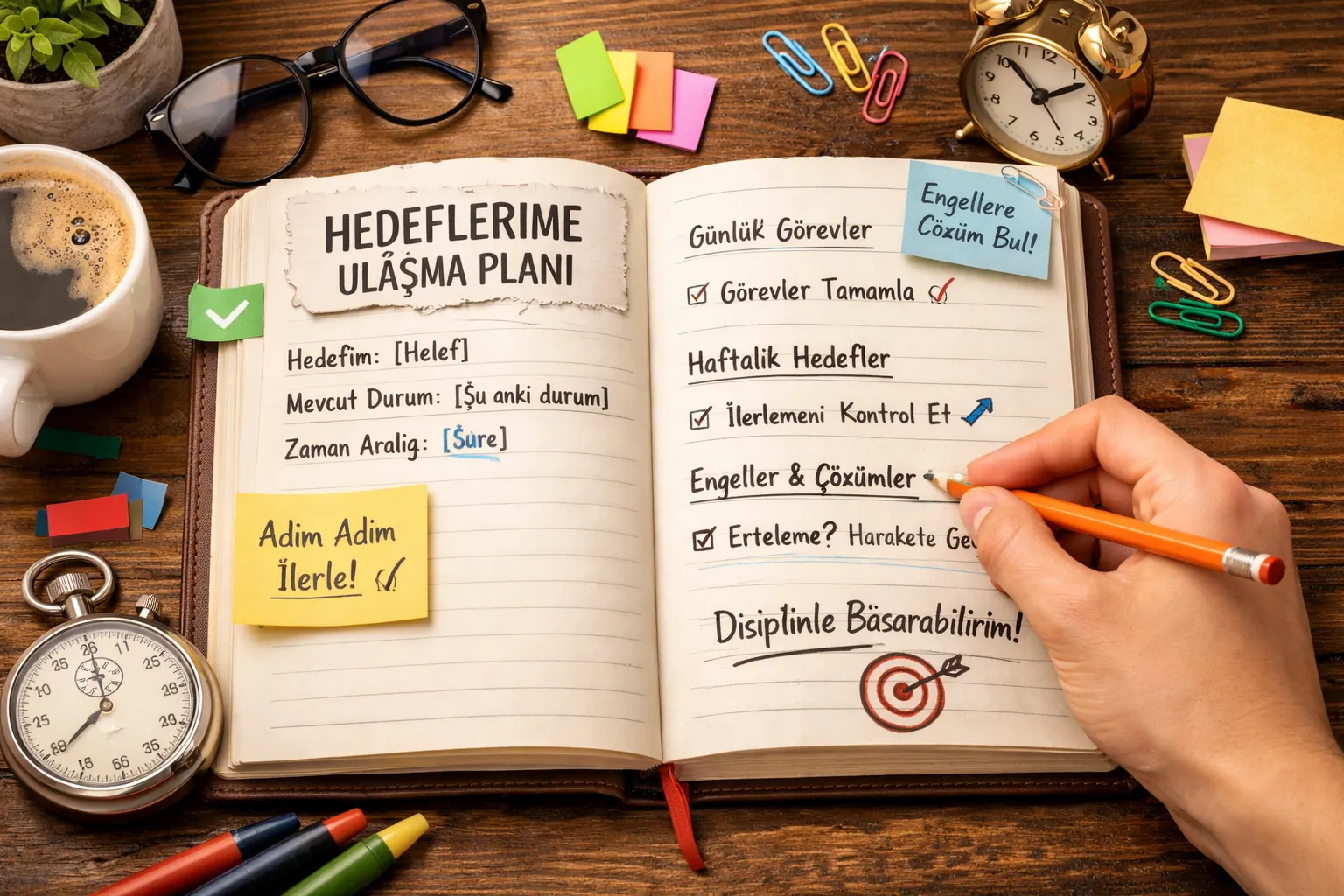 Hedeflerine Ulaşmak İçin Uygulanabilir Plan Oluşturma