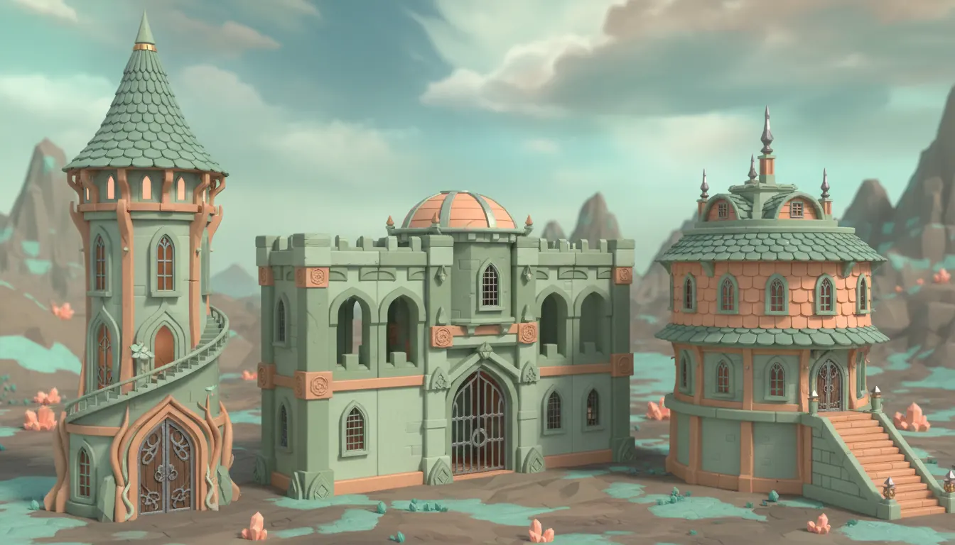 Modüler 3D Oyun Binaları Tasarımı