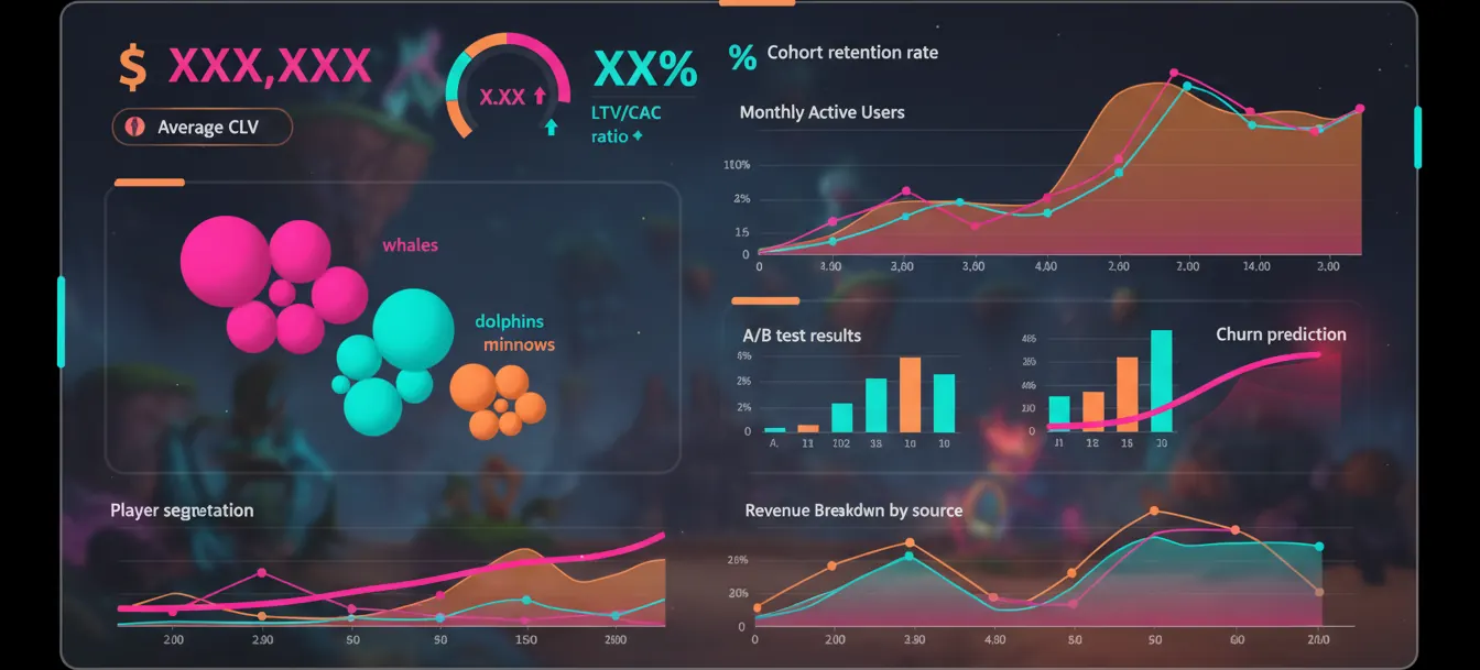 Oyun CLV Dashboard Görsel Tasarım Üreteci
