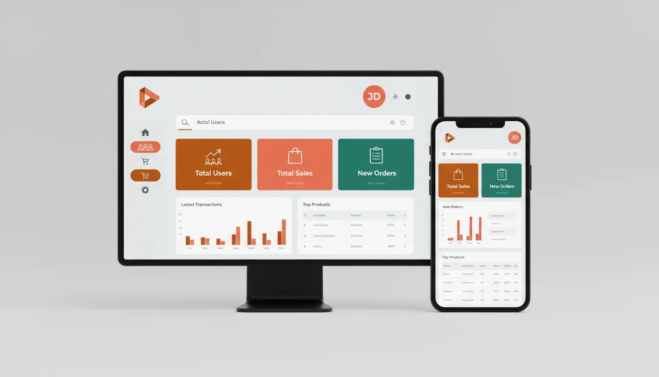 Tailwind ile Şık Admin Dashboard Kodla!